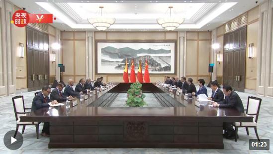 獨家視頻丨習(xí)近平會見東帝汶總理夏納納