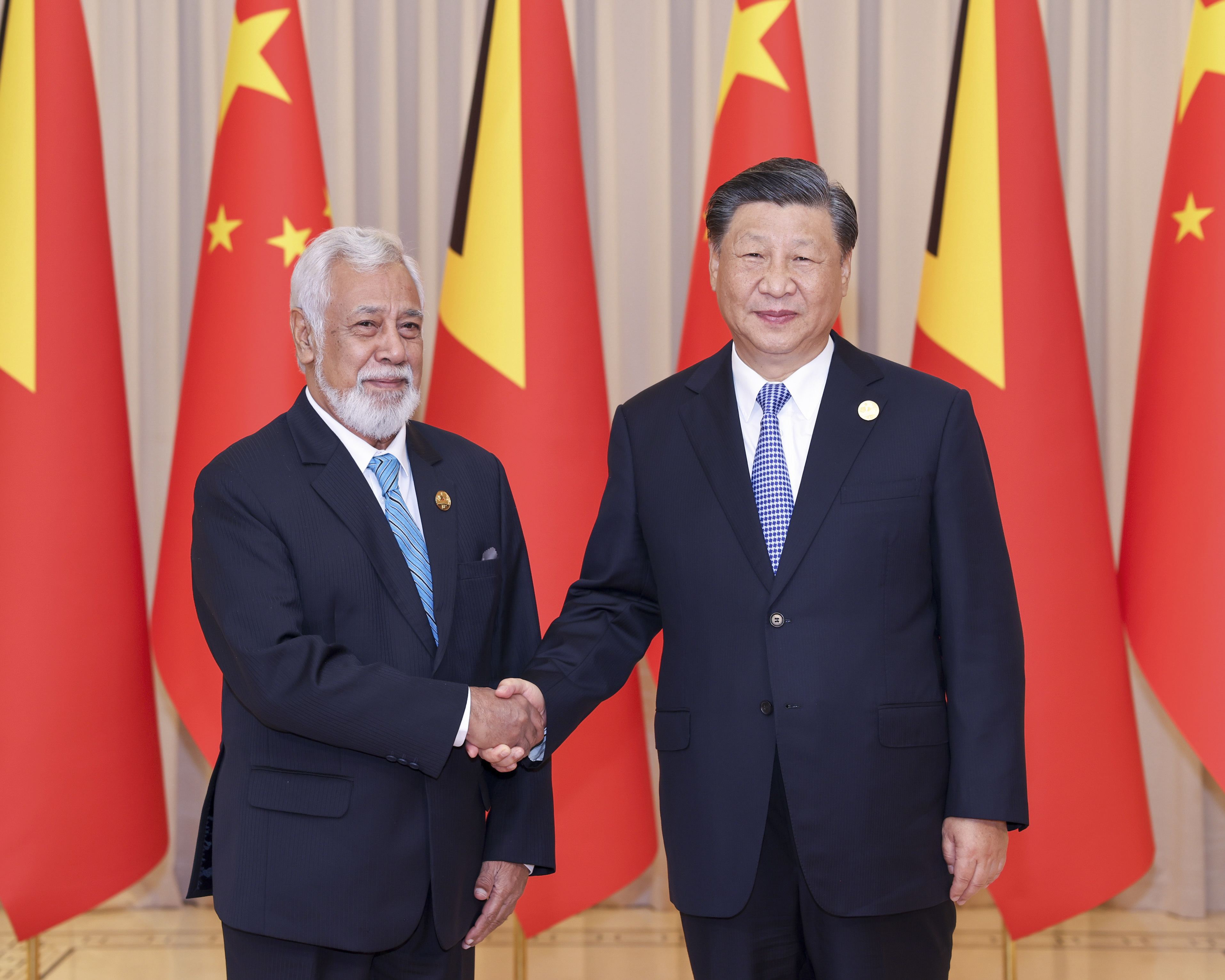 習近平會見東帝汶總理夏納納