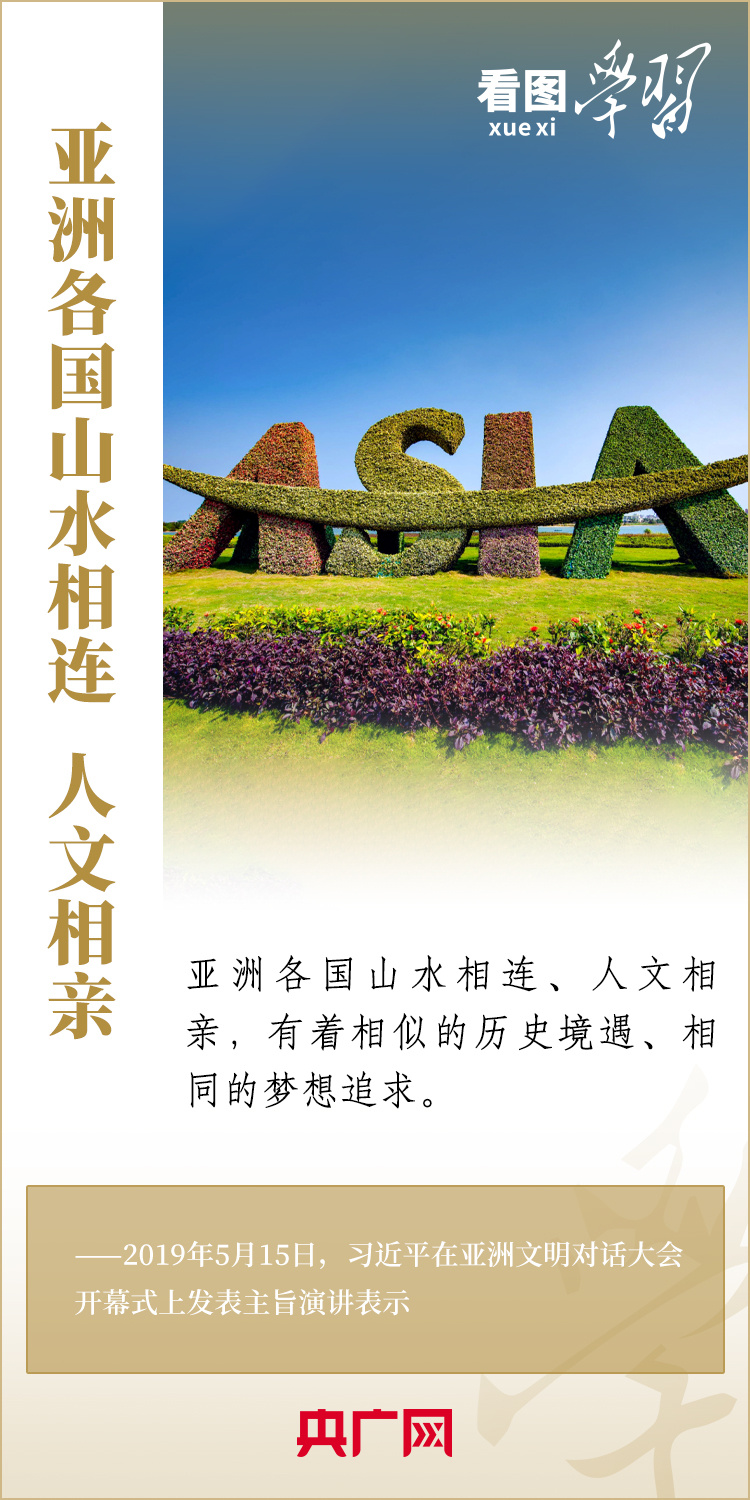 看圖學(xué)習(xí)·潮涌東方丨共創(chuàng)團結(jié)進(jìn)步的亞洲大家庭