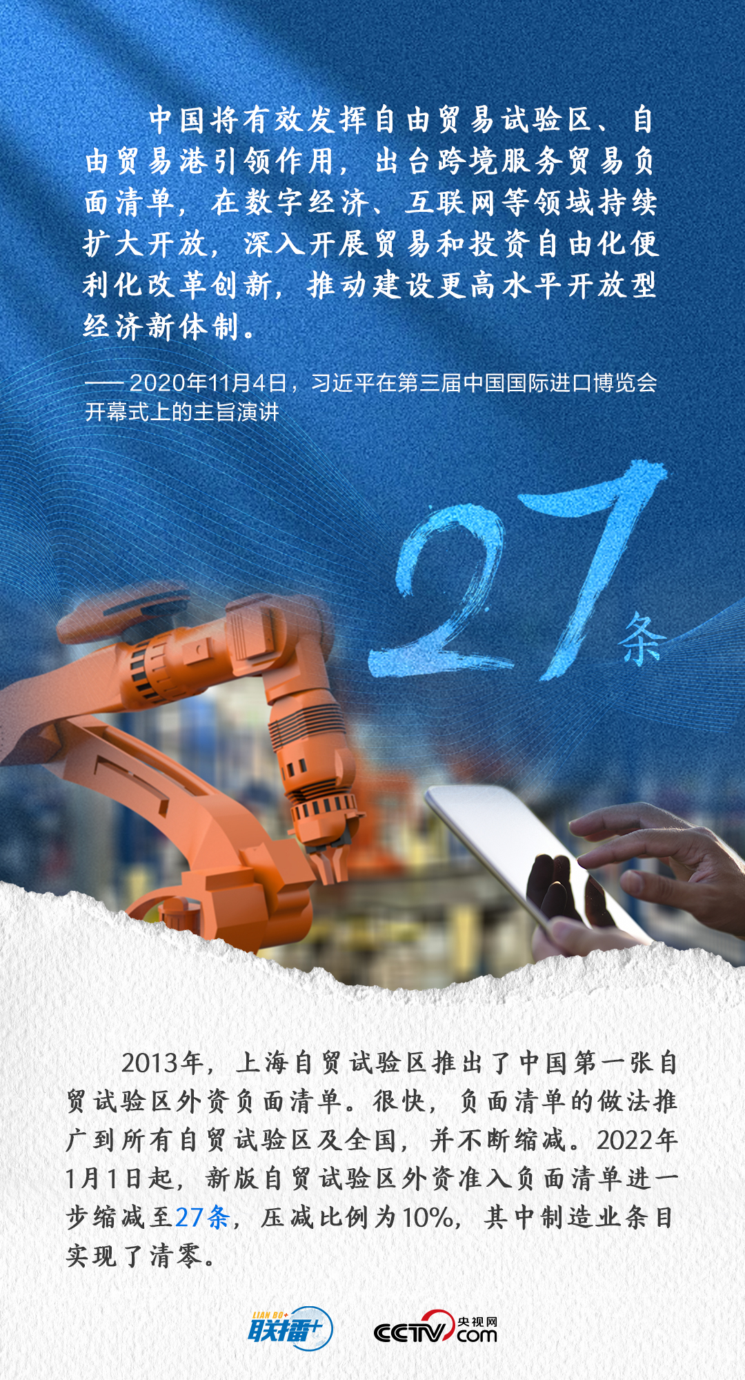 聯(lián)播+ | 自貿(mào)區(qū)十周年，這份成績單分外亮眼！