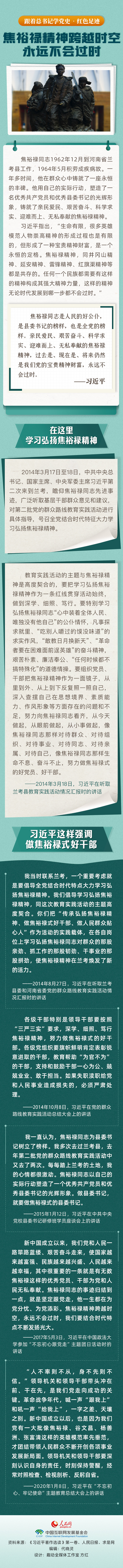 跟著總書記學(xué)黨史·紅色足跡 焦裕祿精神跨越時空 永遠(yuǎn)不會過時