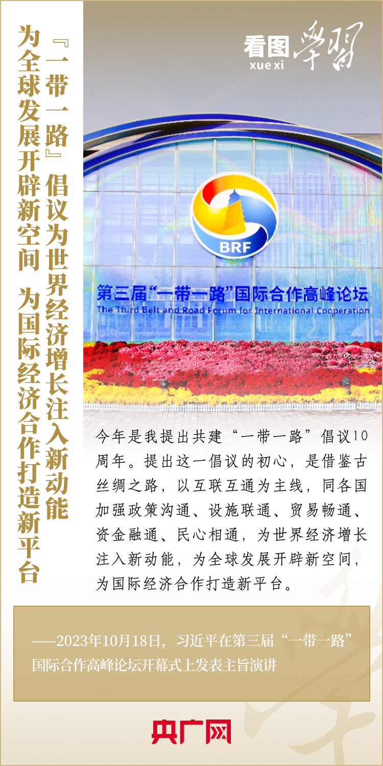 看圖學習·大道共通丨共建“一帶一路”匯集著人類共同發(fā)展的最大公約數(shù)