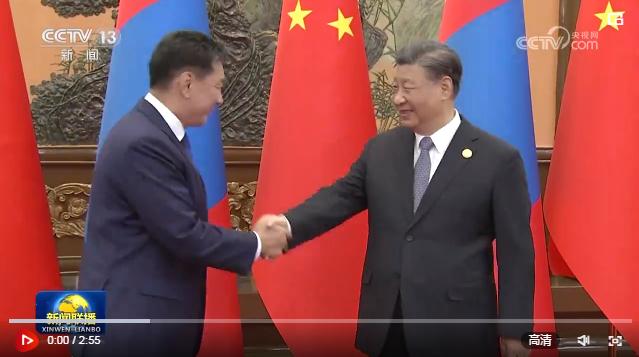 習(xí)近平會(huì)見蒙古國總統(tǒng)