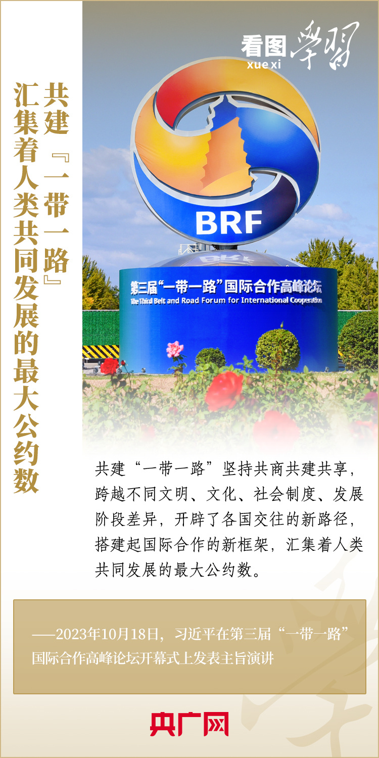 看圖學習·大道共通丨共建“一帶一路”匯集著人類共同發(fā)展的最大公約數(shù)