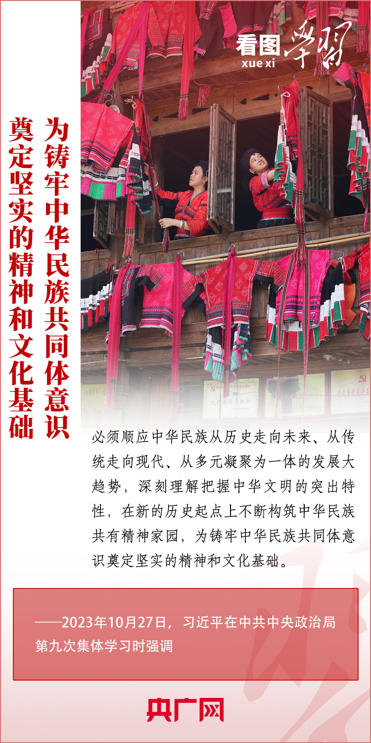 看圖學習丨鑄牢中華民族共同體意識 推進新時代黨的民族工作高質(zhì)量發(fā)展