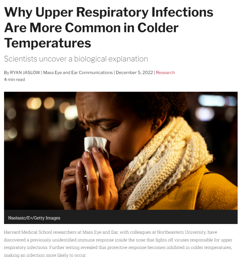 降雪能凍死病毒？下場(chǎng)雪生病的人就少了？真相來了