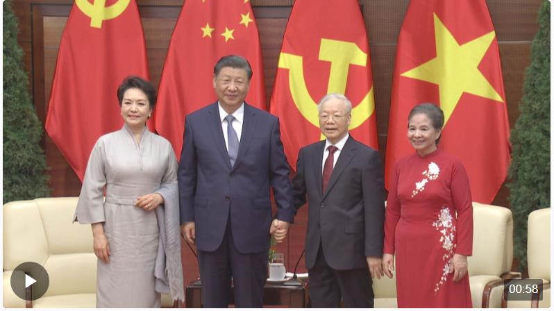 時(shí)政新聞眼丨時(shí)隔六年習(xí)近平再訪越南，承載哪些重要?dú)v史意義