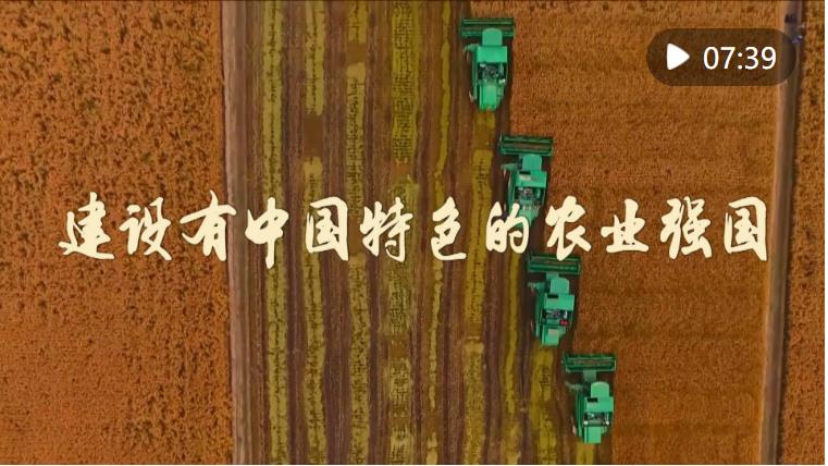 微視頻｜建設(shè)有中國特色的農(nóng)業(yè)強(qiáng)國