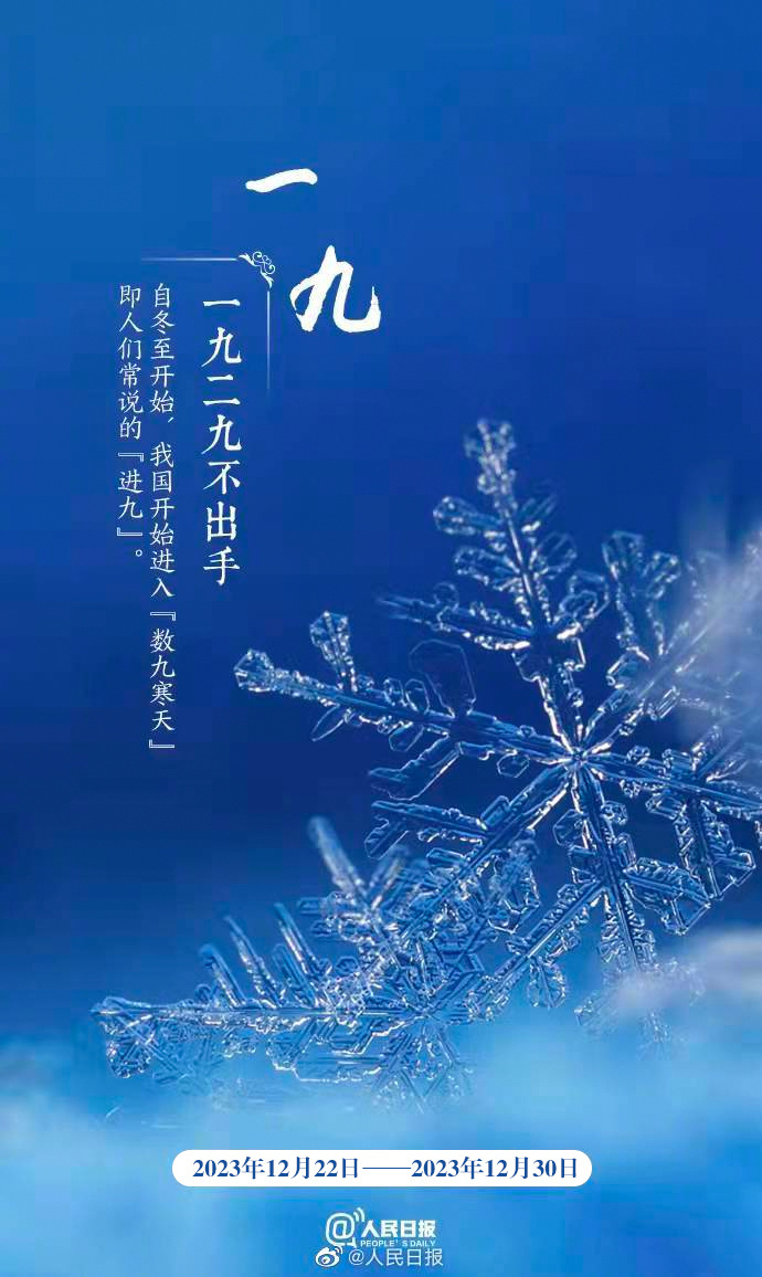“數九天”到了！收好“九九健康日歷”