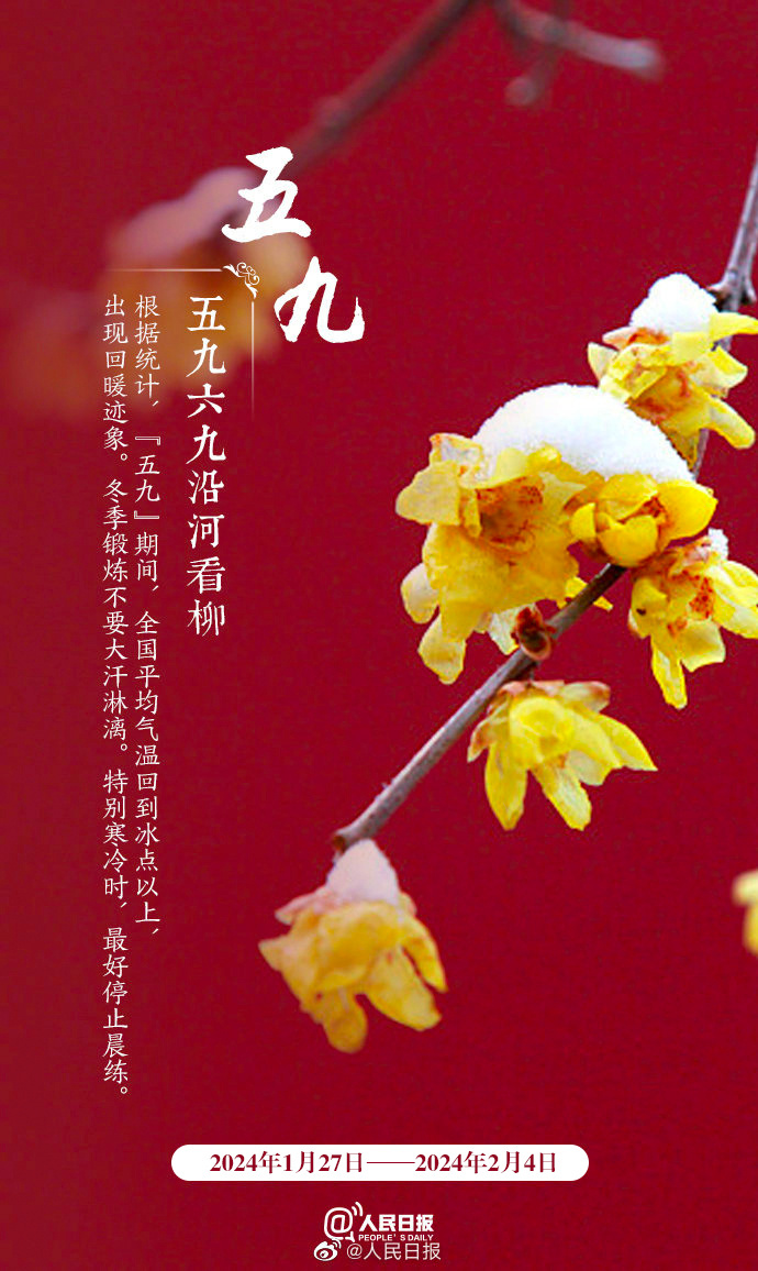 “數九天”到了！收好“九九健康日歷”