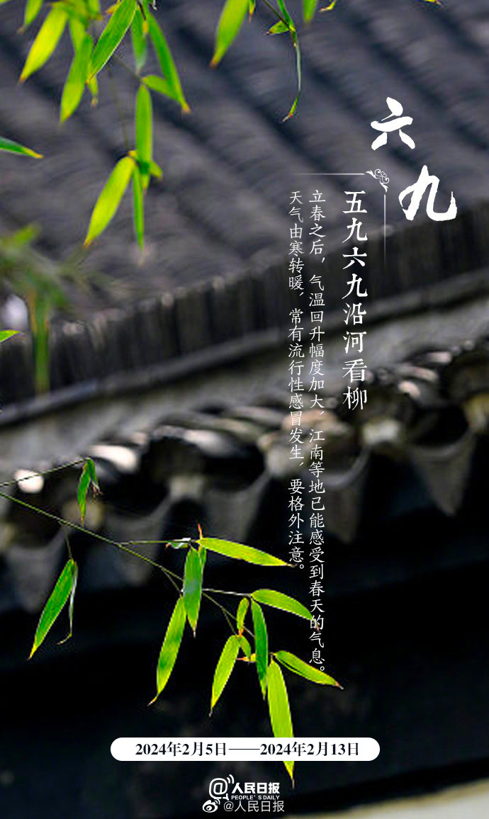 “數九天”到了！收好“九九健康日歷”