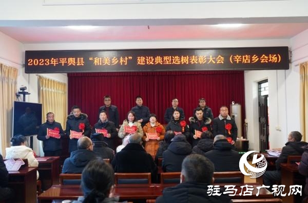2023年平輿縣“和美鄉(xiāng)村”建設(shè)典型選樹表彰大會(huì)舉行 對(duì)先進(jìn)典型授牌表彰