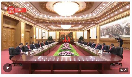 獨家視頻丨習近平同馬爾代夫總統(tǒng)穆伊茲會談