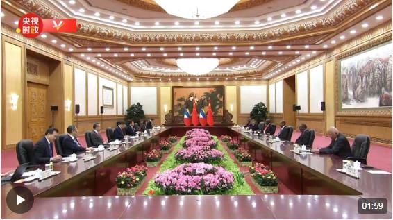 獨家視頻丨習近平：中方愿同安方加強發(fā)展戰(zhàn)略對接 推動中安關系取得更多成果