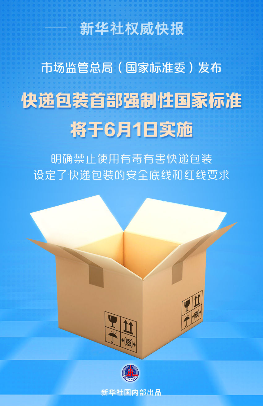 快遞包裝首部強(qiáng)制性國(guó)家標(biāo)準(zhǔn)將于6月1日實(shí)施