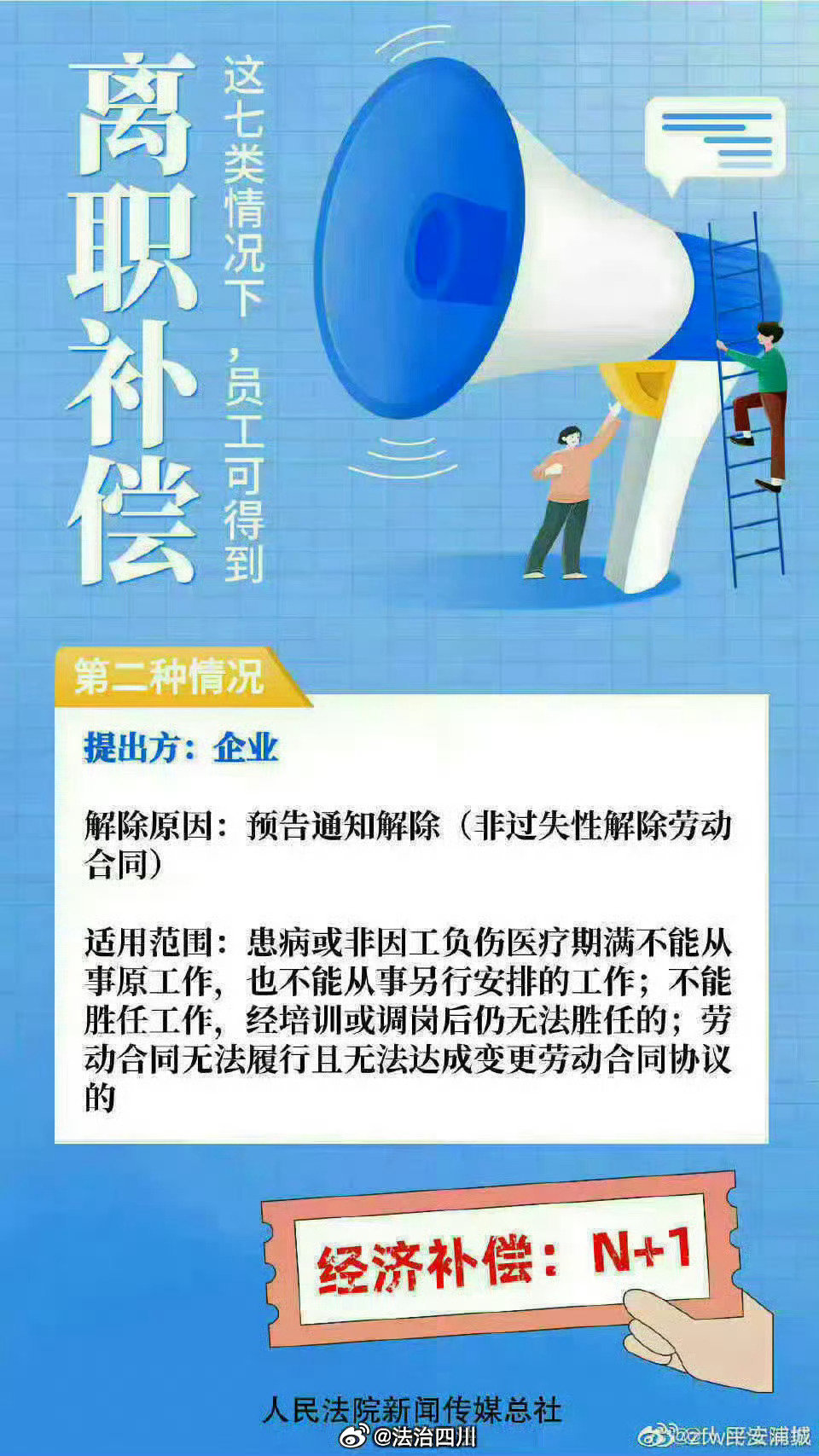 這些情況下被辭退解除勞動(dòng)合同，員工可以得到補(bǔ)償