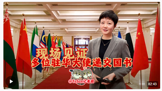 時(shí)政Vlog丨現(xiàn)場(chǎng)見(jiàn)證！多位駐華大使遞交國(guó)書(shū)