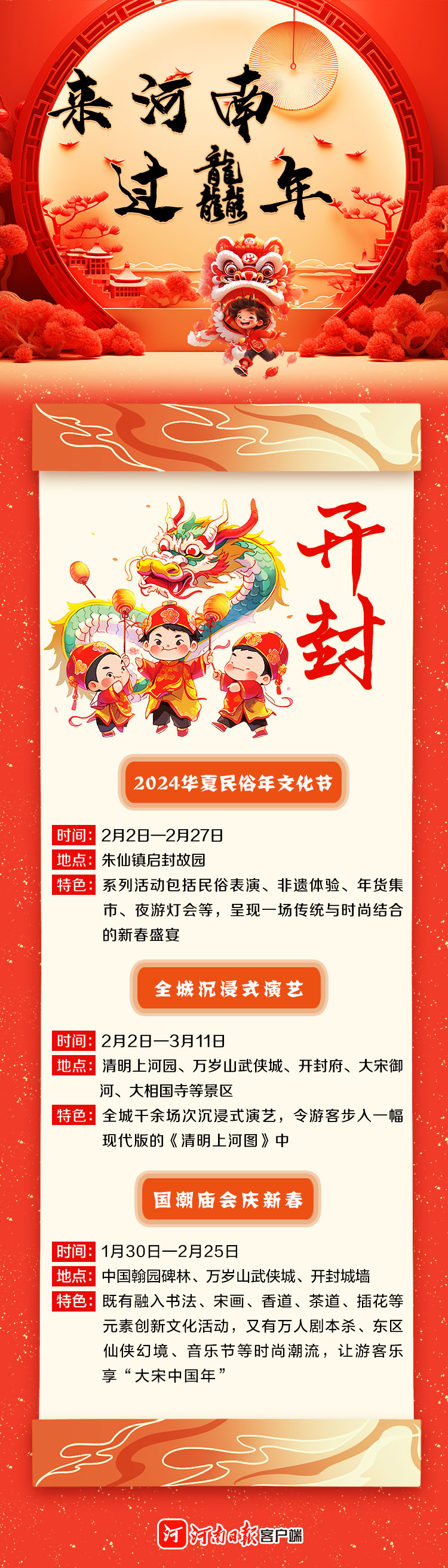 來河南 過龘年 ①丨精彩紛呈！看中原各地咋“鬧春”