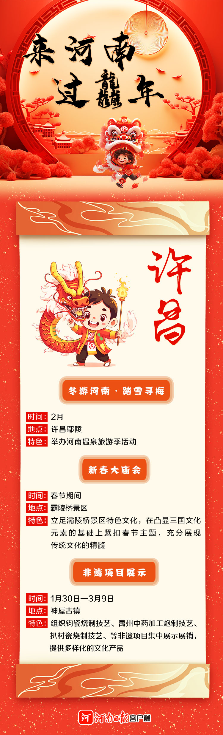 來河南 過龘年 ①丨精彩紛呈！看中原各地咋“鬧春”