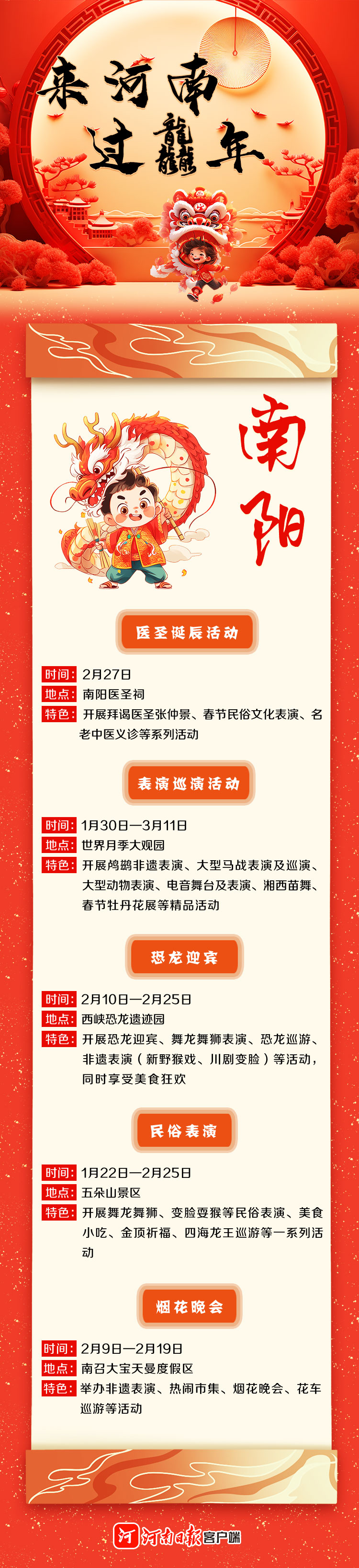 來河南 過龘年 ①丨精彩紛呈！看中原各地咋“鬧春”