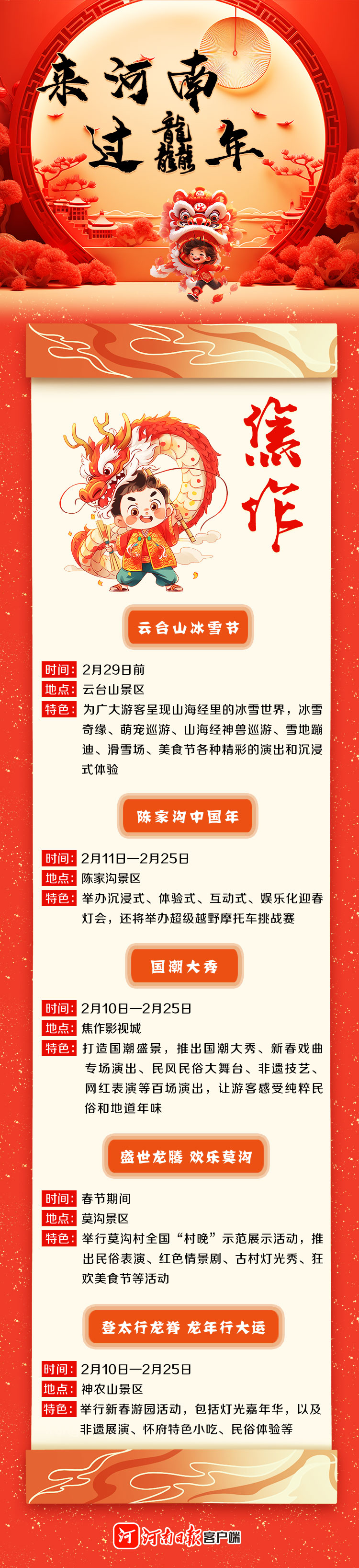 來河南 過龘年 ①丨精彩紛呈！看中原各地咋“鬧春”