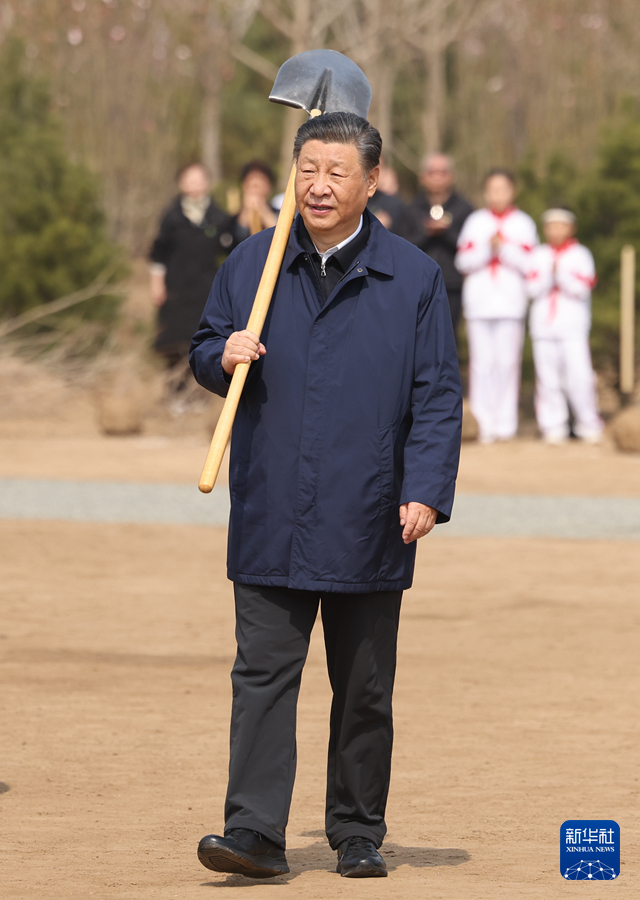 習(xí)近平在參加首都義務(wù)植樹活動時(shí)強(qiáng)調(diào) 全民植樹增綠 共建美麗中國