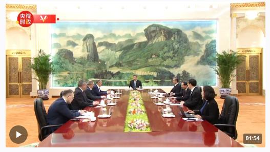 獨(dú)家視頻丨習(xí)近平：中俄兩國攜手走出了一條大國、鄰國和睦相處、合作共贏的嶄新道路