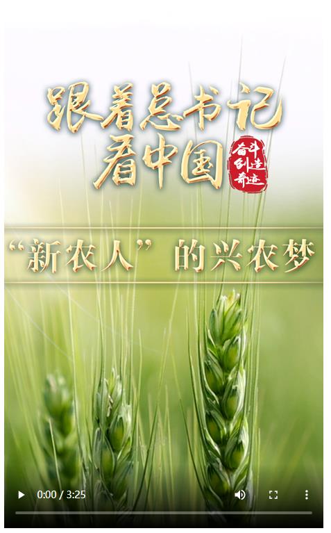 跟著總書記看中國｜“新農人”的興農夢