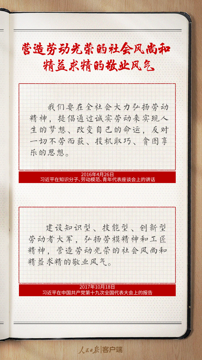 學習筆記丨習近平禮贊勞模精神、勞動精神、工匠精神