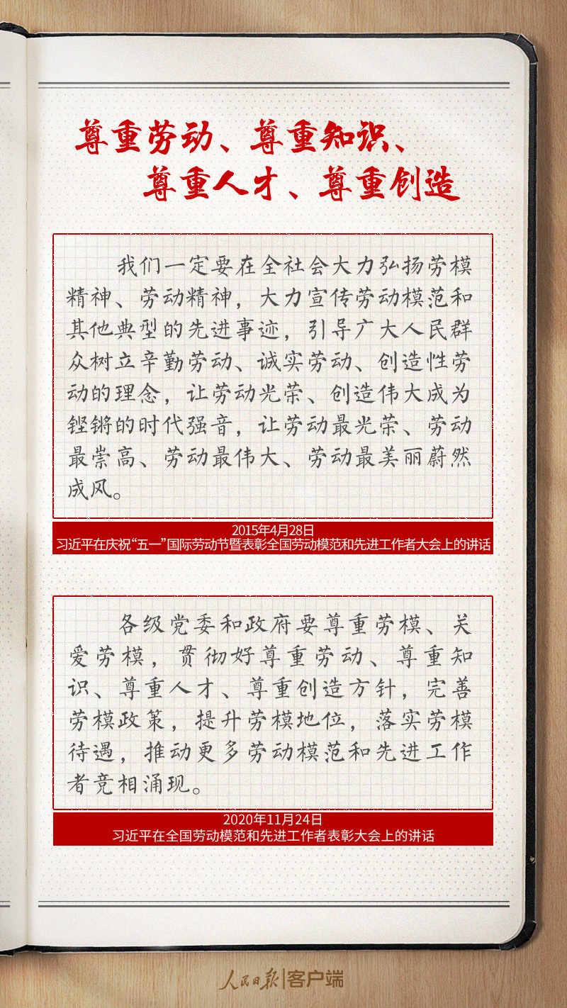 學習筆記丨習近平禮贊勞模精神、勞動精神、工匠精神