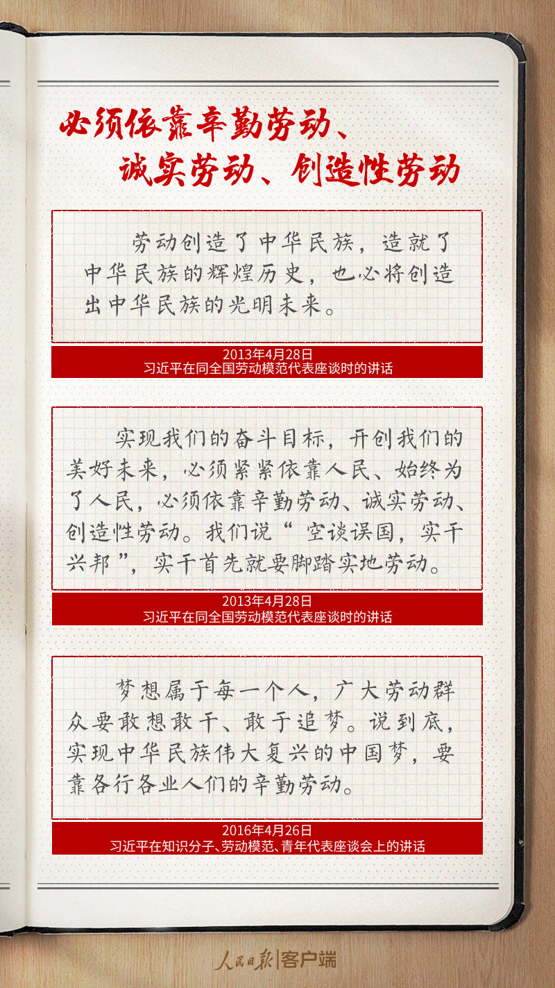 學習筆記丨習近平禮贊勞模精神、勞動精神、工匠精神