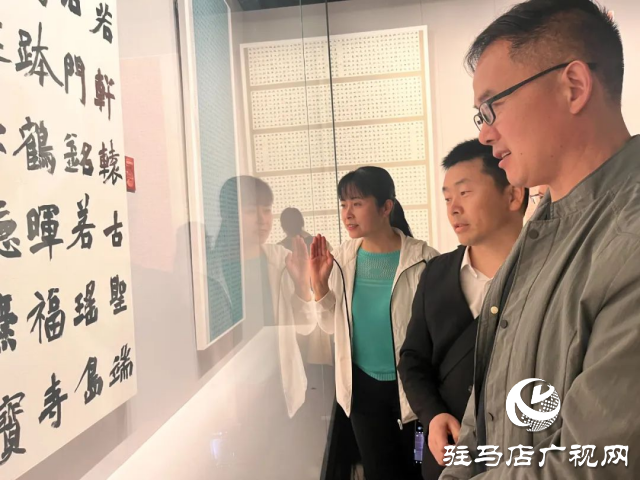 泌陽縣書法家協(xié)會(huì)會(huì)員齊聚，共賞全國(guó)第十三屆書法篆刻展