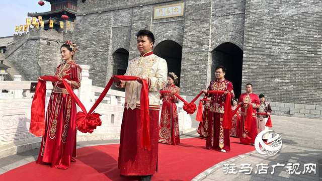 驛城區(qū):舉行集體婚禮 倡導文明新風