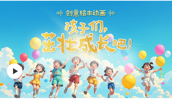 創(chuàng)意繪本動畫｜孩子們，茁壯成長吧！