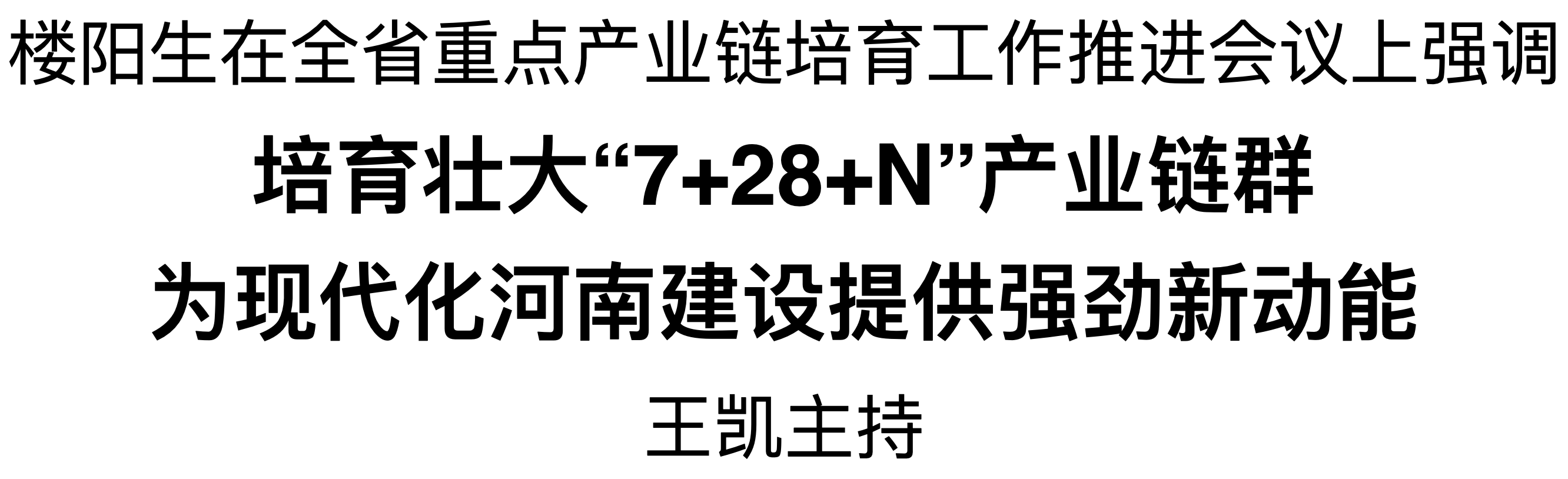 全省重點(diǎn)產(chǎn)業(yè)鏈培育工作推進(jìn)會(huì)議召開