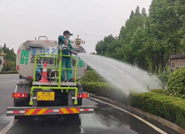 駐馬店市綠化所開展抗旱保綠行動