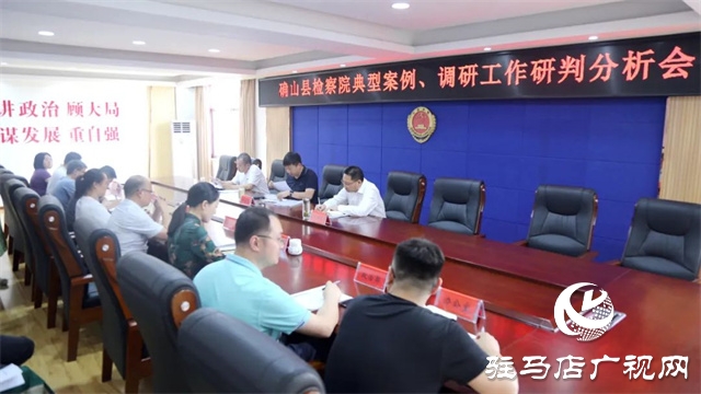 確山縣人民檢察院召開典型案例、調(diào)研工作研判分析會