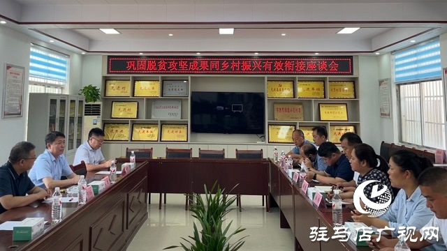 省社保中心一行到新蔡縣張廟村調(diào)研指導(dǎo)工作并召開座談會(huì)