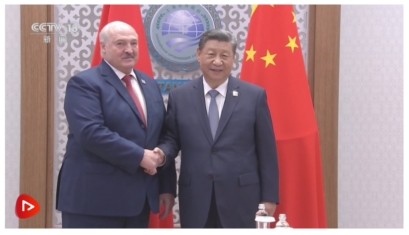 習(xí)近平會(huì)見白俄羅斯總統(tǒng)盧卡申科