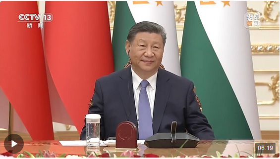 獨(dú)家視頻丨習(xí)近平同塔吉克斯坦總統(tǒng)拉赫蒙舉行會(huì)談