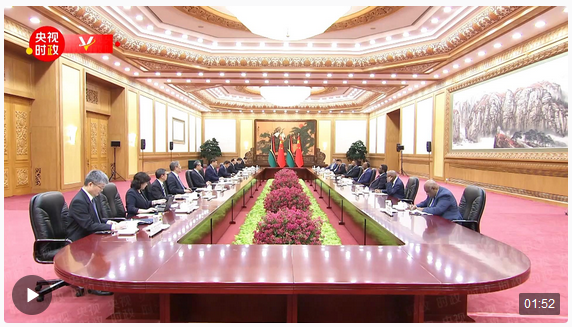 獨家視頻丨習近平：中方愿同瓦努阿圖攜手構建新時代中瓦命運共同體