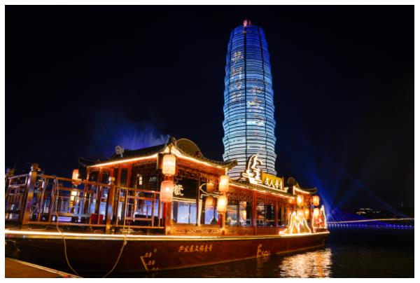一條水脈點亮一座城，鄭州首個城市級水上夜游正式啟航