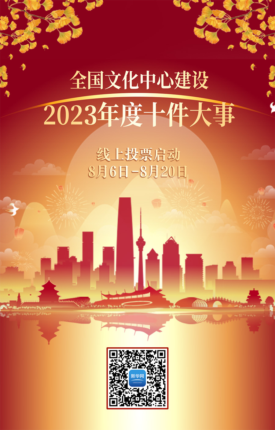 “全國文化中心建設2023年度十件大事”評選活動網(wǎng)絡投票正式啟動