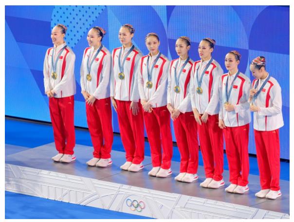 甲骨文“山”字驚艷亮相花泳池，中國(guó)隊(duì)奪首金創(chuàng)歷史丨豫見(jiàn)巴黎奧運(yùn)