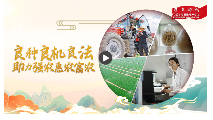 【習(xí)聲回響·改革為人民】良種良機良法 助力強農(nóng)惠農(nóng)富農(nóng)