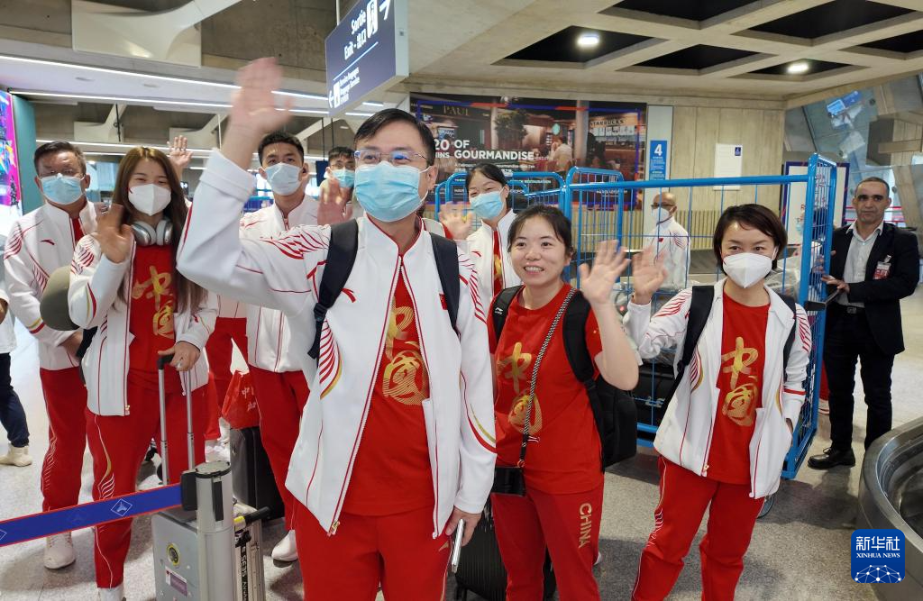 巴黎殘奧會(huì)中國體育代表團(tuán)抵達(dá)巴黎