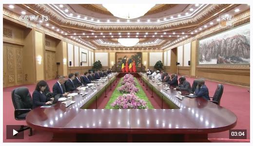 習近平會見乍得總統(tǒng) 中乍關系提升為戰(zhàn)略伙伴關系