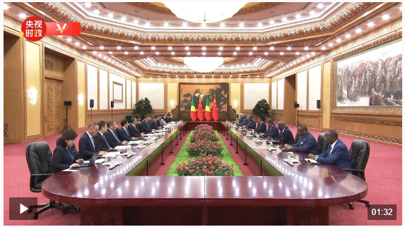 獨(dú)家視頻丨習(xí)近平同剛果（布）總統(tǒng)會(huì)談：鞏固好發(fā)展好中剛傳統(tǒng)友誼 為中非關(guān)系塑造典范