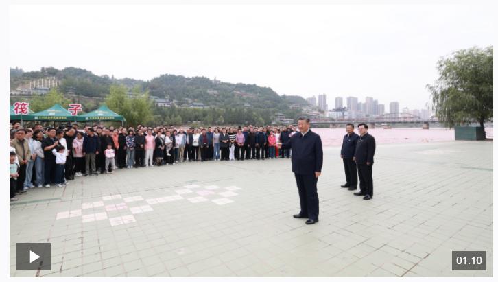 獨(dú)家視頻丨習(xí)近平在甘肅蘭州市考察調(diào)研