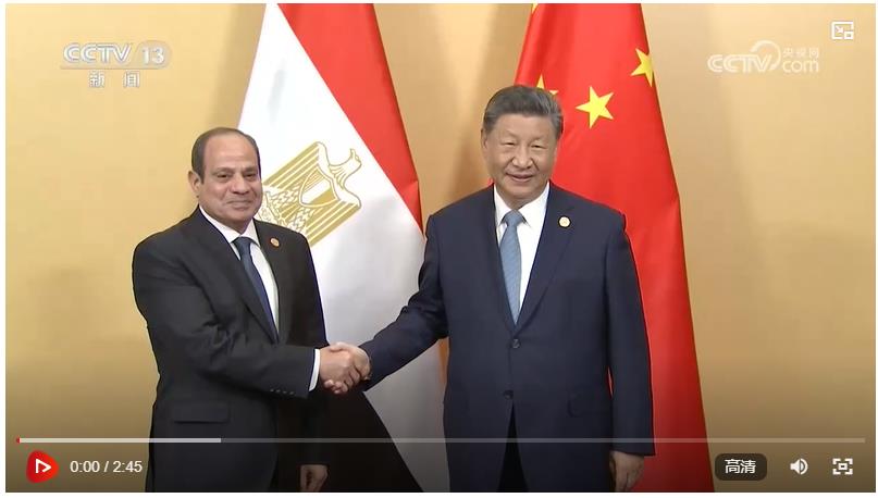 習(xí)近平會見埃及總統(tǒng)塞西